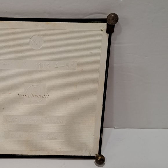 Vintage Switzerland Baden Town Clock Tower Tile Trivit - Picture 8 of 9